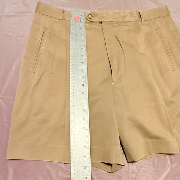 Bobby Jones Tan Golf Chino Shorts Classic Design 36” Waist - Picture 4 of 7